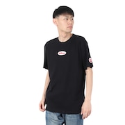 (メンズ)野球ウェア 半袖Tシャツ BK/WH WB6029404