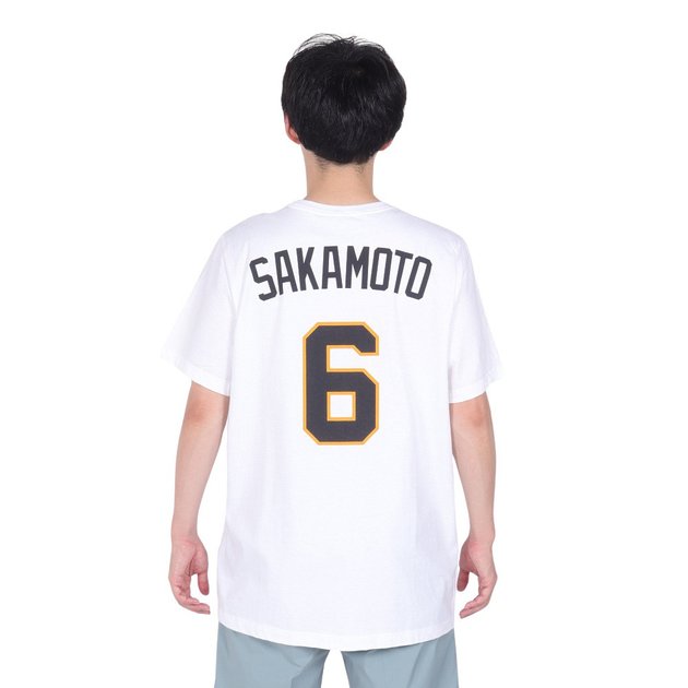 ジャイアンツ（メンズ）野球ウェア 背番号Tシャツ 坂本勇人 6 