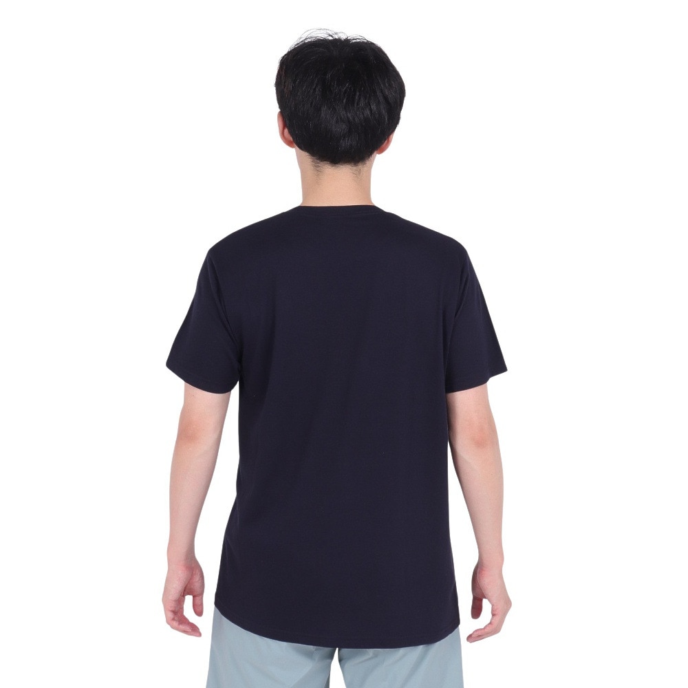 エムエルビー（MLB）（メンズ）野球ウェア ロサンゼルスエンゼルス カブト半袖Tシャツ ML01-23SS-0041-NVY