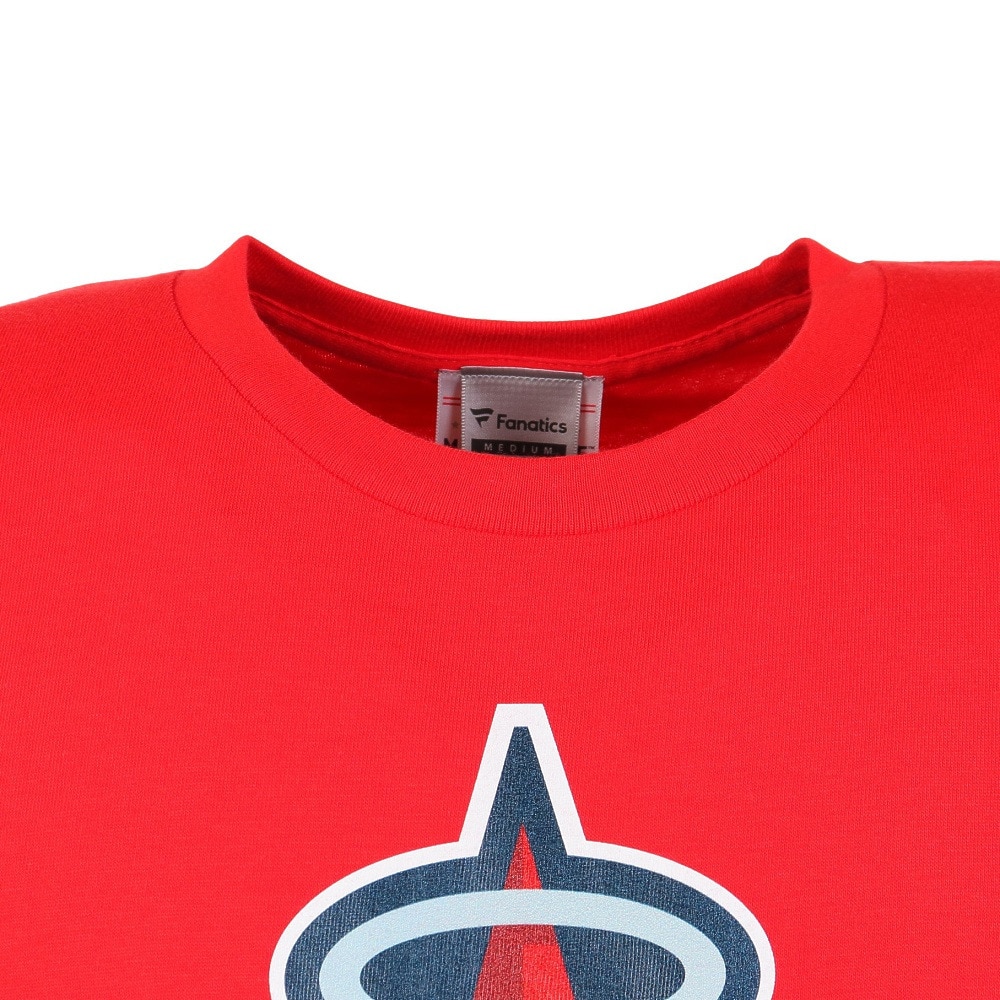 エムエルビー（MLB）（メンズ）野球ウェア ロサンゼルスエンゼルス カブト半袖Tシャツ ML01-23SS-0041-RED