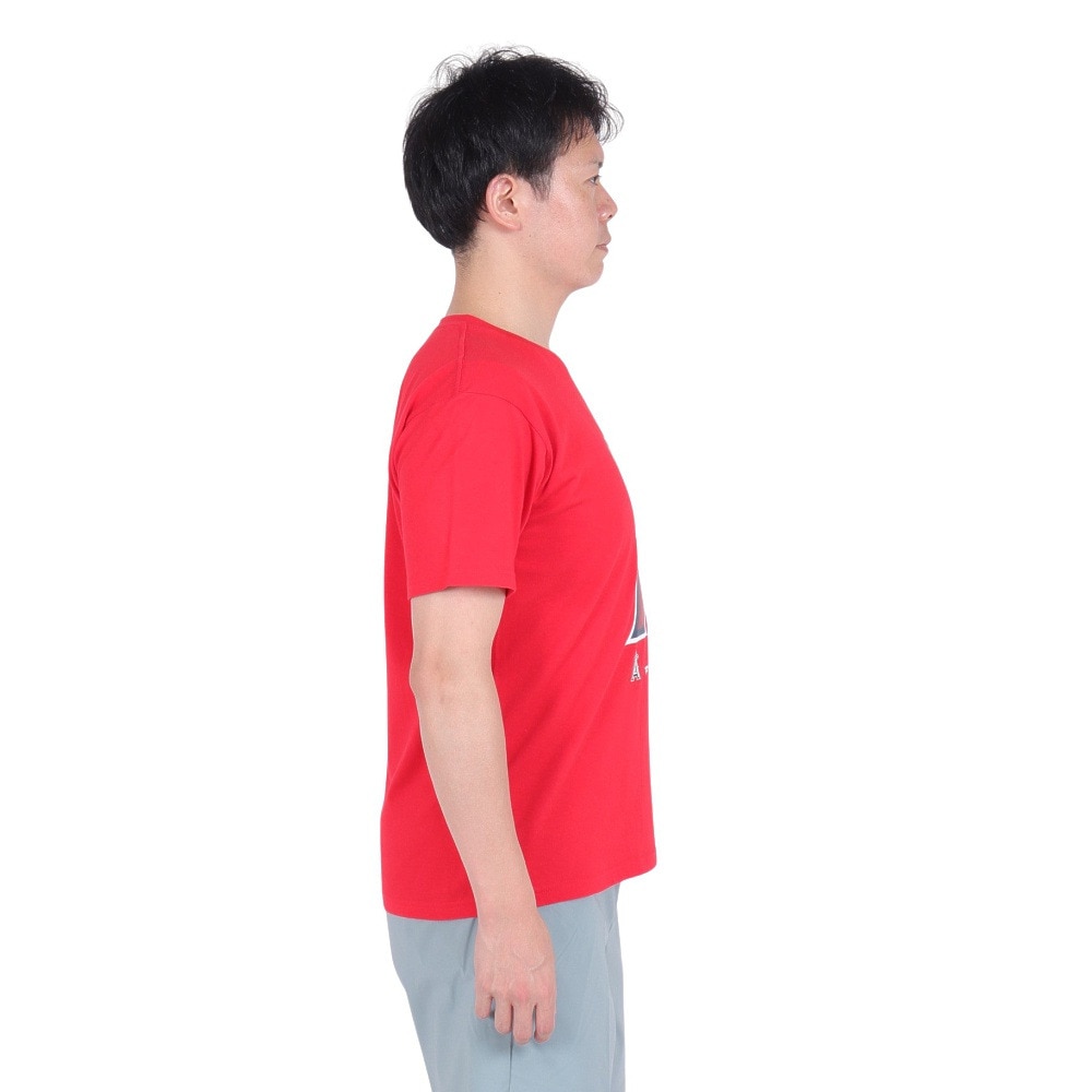 エムエルビー（MLB）（メンズ）野球ウェア ロサンゼルスエンゼルス カブト半袖Tシャツ ML01-23SS-0041-RED