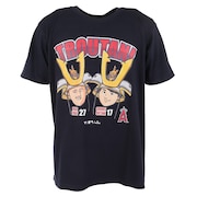 エムエルビー（MLB）（メンズ）野球ウェア ロサンゼルスエンゼルス トラウタニ トラウト×大谷 半袖Tシャツ ML01-23SS-0042-NVY