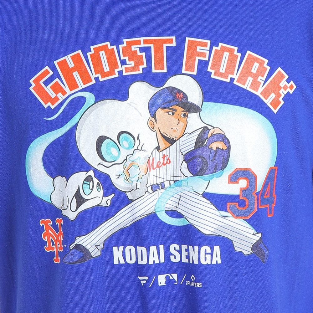 MJ・MLB（MJ・MLB）（メンズ）野球ウェア 千賀ゴーストフォーク 半袖Tシャツ ML01-23SS-0068-BU