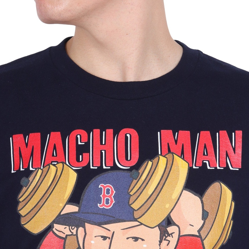 MJ・MLB（MJ・MLB）（メンズ）野球ウェア 吉田マッチョマン 半袖Tシャツ ML01-23SS-0070-NV