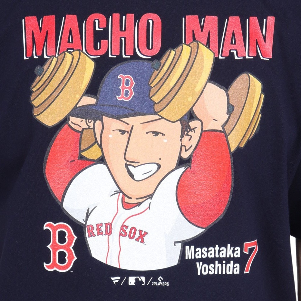 MJ・MLB（MJ・MLB）（メンズ）野球ウェア 吉田マッチョマン 半袖Tシャツ ML01-23SS-0070-NV