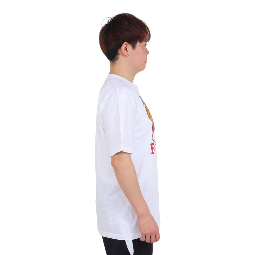 MJ・MLB（MJ・MLB）（メンズ）野球ウェア 吉田マッチョマン 半袖Tシャツ ML01-23SS-0070-WHT