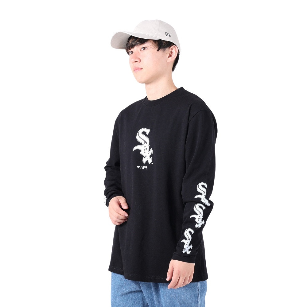 ファナティクス（Fanatics）（メンズ）野球ウェア 長袖Tシャツ ML0323FW0001-BLK