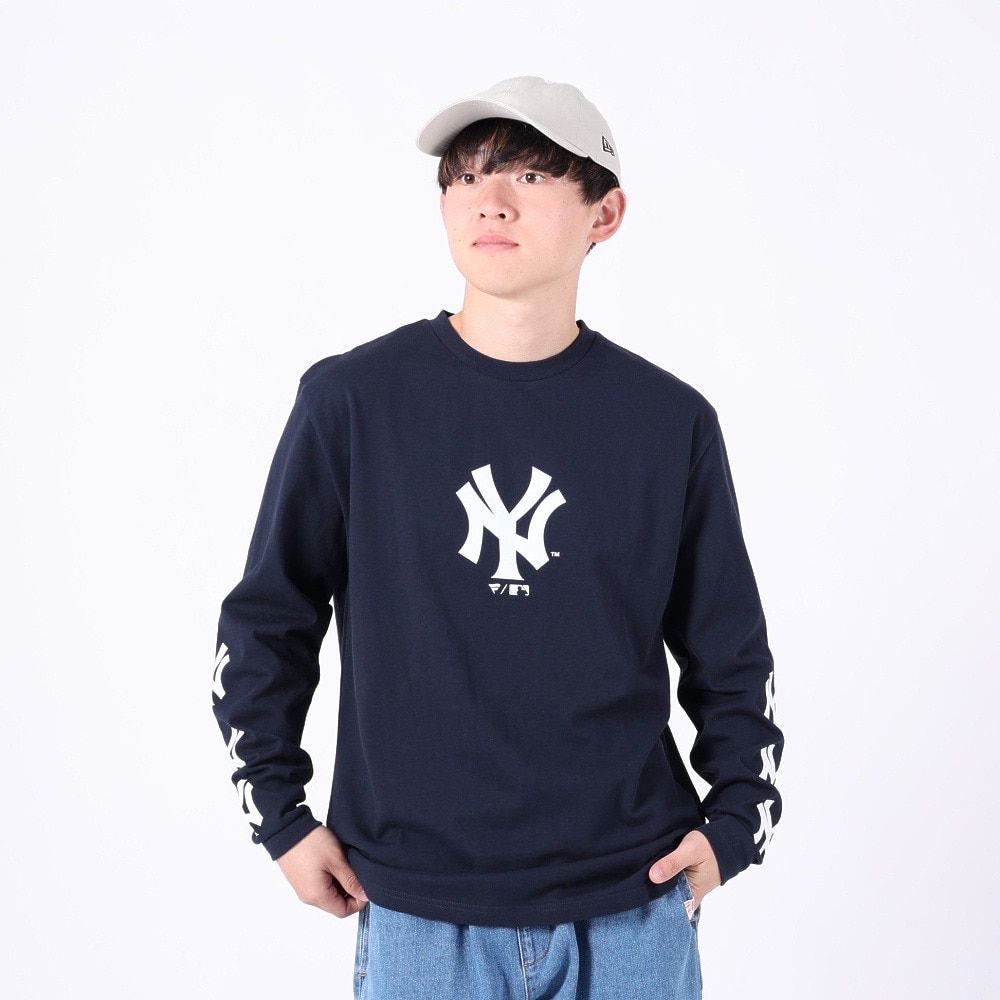 ファナティクス（Fanatics）（メンズ）野球ウェア 長袖Tシャツ ML0323FW0001-NVY