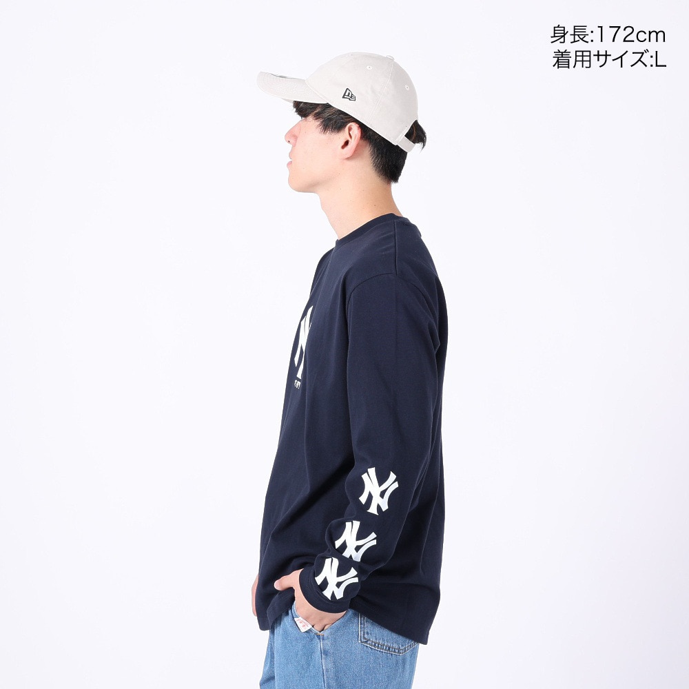 ファナティクス（Fanatics）（メンズ）野球ウェア 長袖Tシャツ ML0323FW0001-NVY