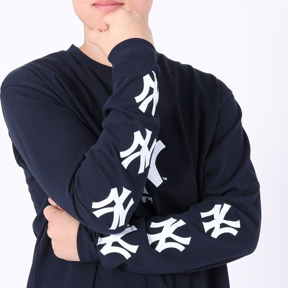 ファナティクス（Fanatics）（メンズ）野球ウェア 長袖Tシャツ ML0323FW0001-NVY