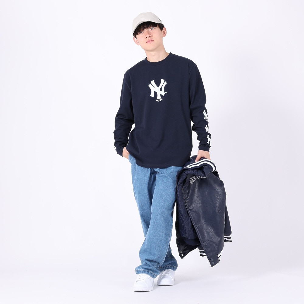 ファナティクス（Fanatics）（メンズ）野球ウェア 長袖Tシャツ ML0323FW0001-NVY