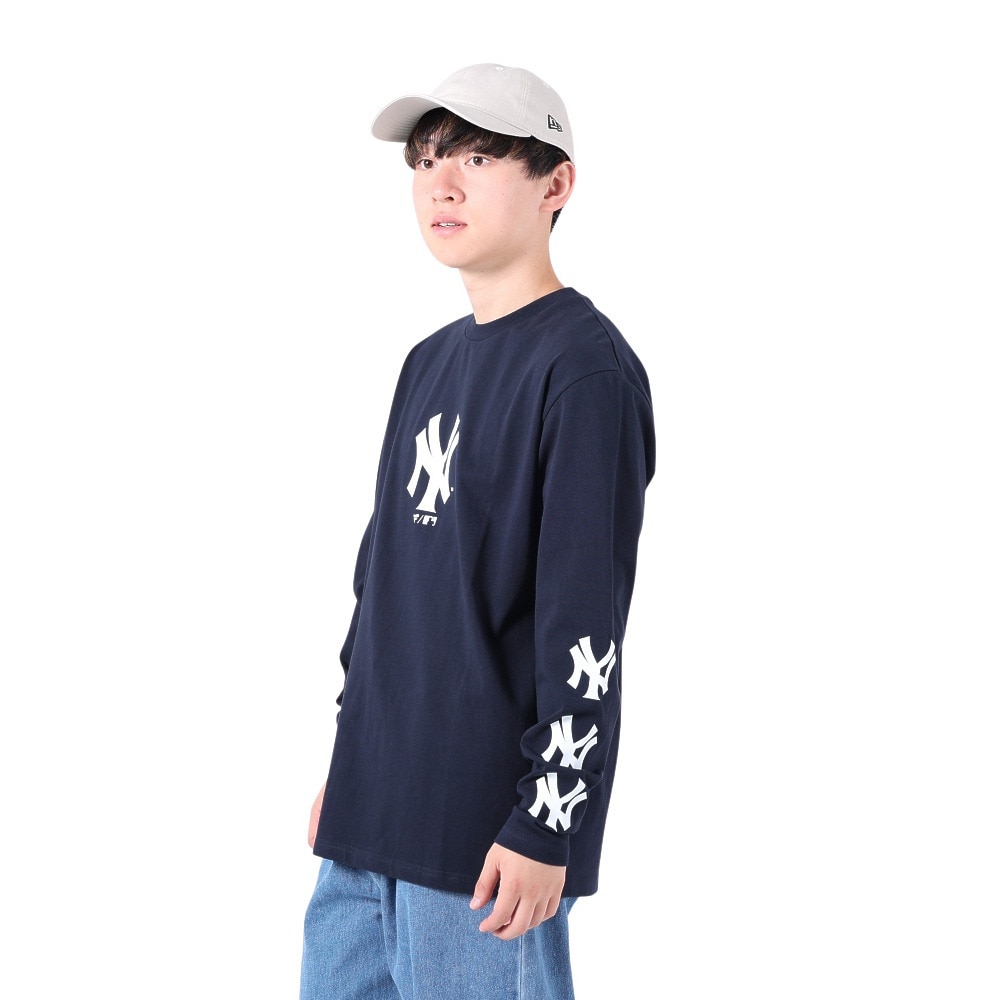 ファナティクス（Fanatics）（メンズ）野球ウェア 長袖Tシャツ ML0323FW0001-NVY