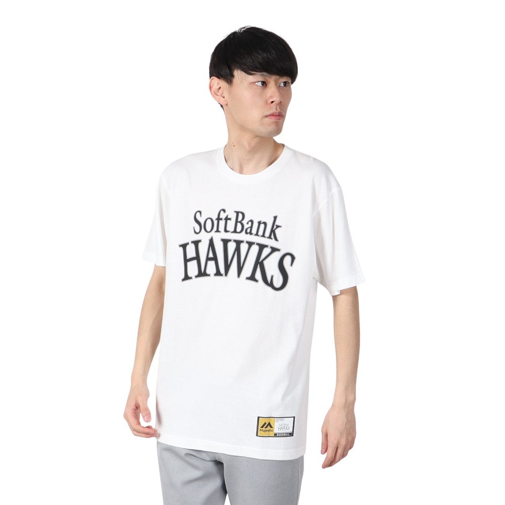 ホークス（メンズ、レディース）野球ウェア Tシャツ 福岡ソフトバンクホークス 23 周東佑京 45826610306