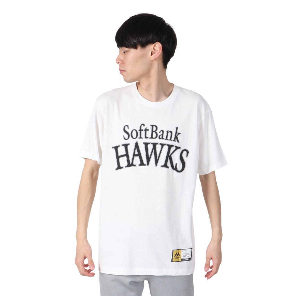 ホークス（メンズ、レディース）野球ウェア Tシャツ 福岡ソフトバンクホークス 23 周東佑京 45826610306