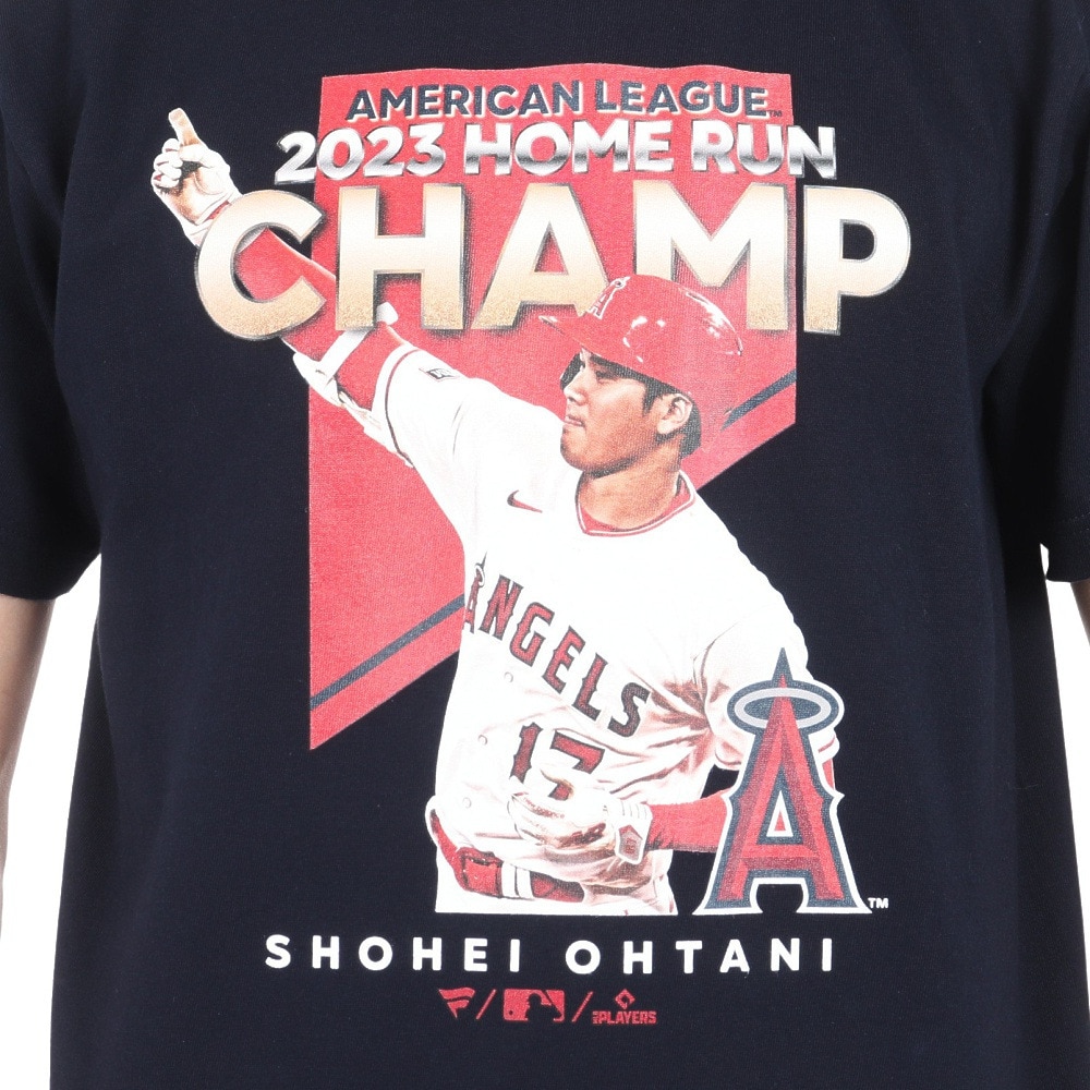 MJ・MLB（MJ・MLB）（メンズ、レディース）大谷翔平 Tシャツ ホームラン王 獲得記念 2023 野球ウェア ML01-23FW-0002-NVY