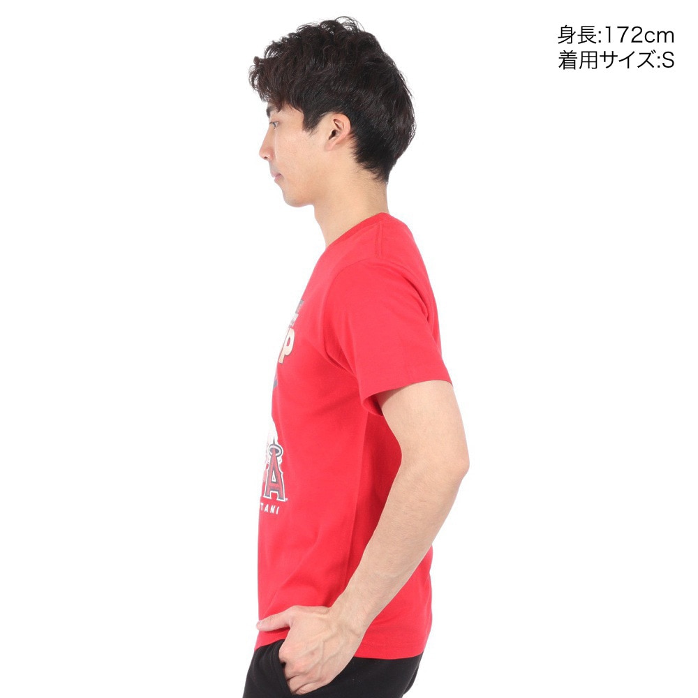 MJ・MLB（MJ・MLB）（メンズ、レディース）大谷翔平 Tシャツ ホームラン王 獲得記念 2023 野球ウェア ML01-23FW-0002-RED