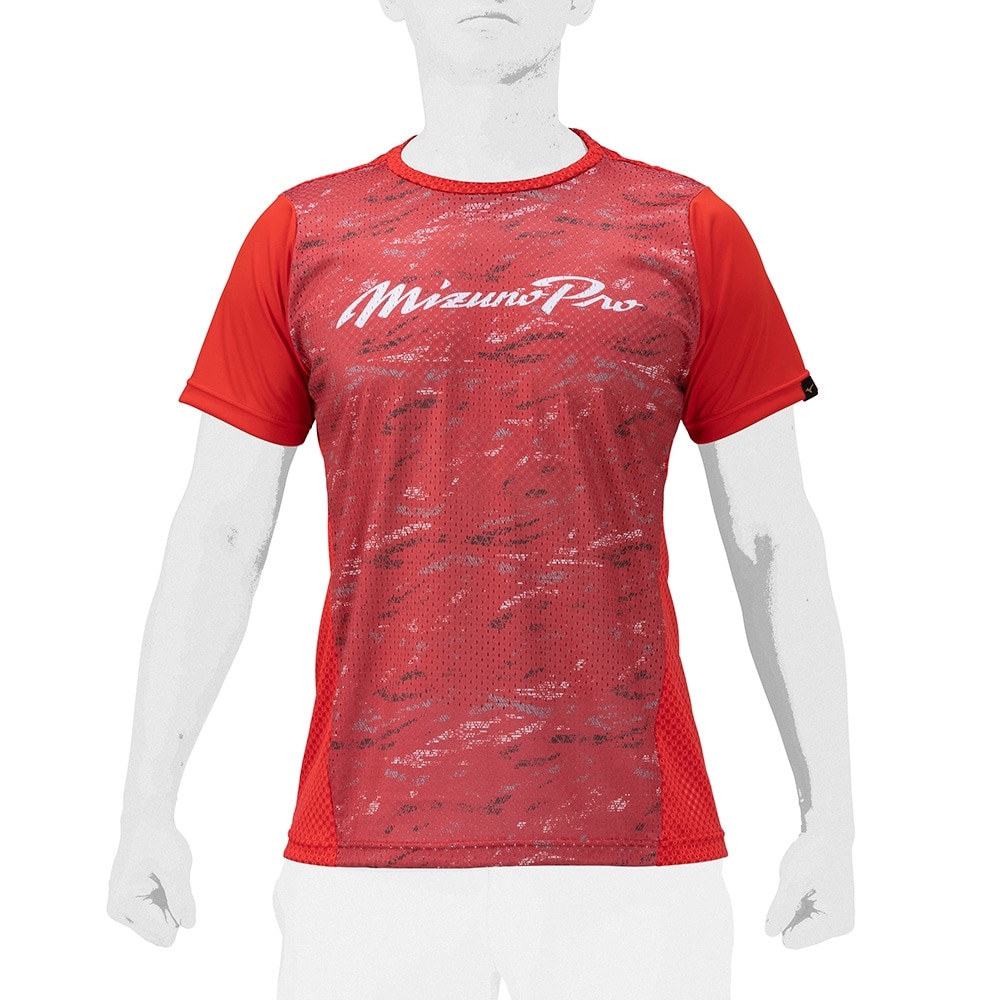ミズノ（MIZUNO）（メンズ、レディース）野球ウェア グラフィック 半袖Tシャツ 12JABT7062