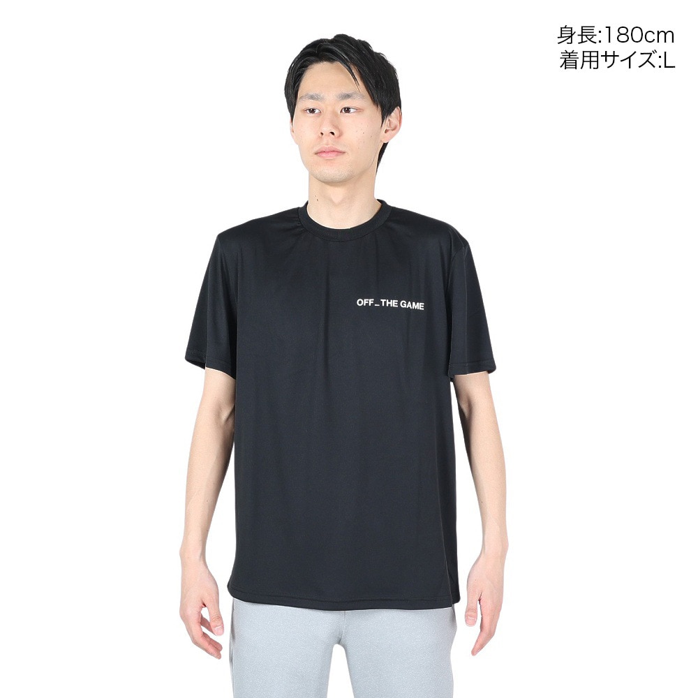 OFF THE GAME（OFF THE GAME）（メンズ）野球ウェア ライン 半袖Tシャツ OG0124SS0002-BLK