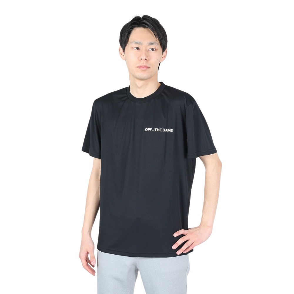 OFF THE GAME 野球ウェア ライン 半袖Tシャツ OG0124SS0002-BLK Ｍ 90 野球