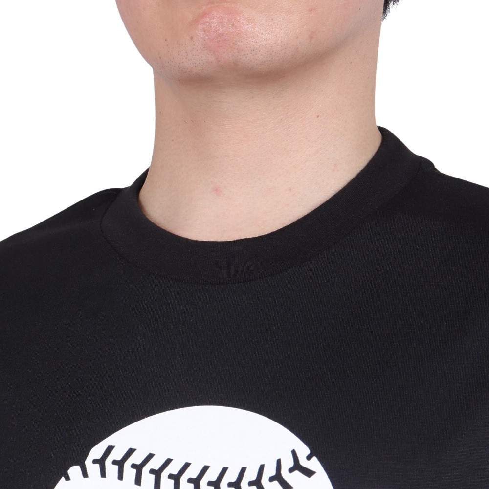PITCHING NINJA（PITCHING NINJA ）（メンズ）野球ウェア ロゴ 半袖Tシャツ OT0124SS0001-BLK