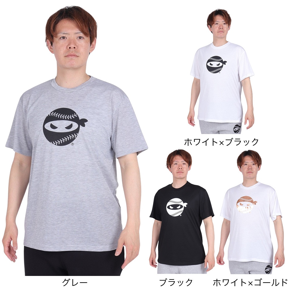 PITCHING NINJA（PITCHING NINJA ）（メンズ）野球ウェア ロゴ 半袖Tシャツ OT0124SS0001-GRY