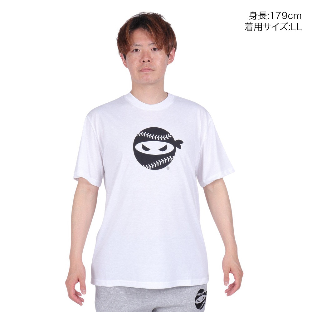 PITCHING NINJA（PITCHING NINJA ）（メンズ）野球ウェア ロゴ 半袖Tシャツ OT0124SS0001-WT
