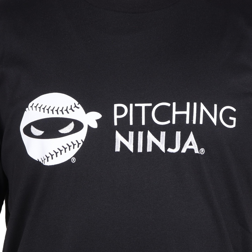 PITCHING NINJA（PITCHING NINJA ）（メンズ）野球ウェア EM&PR 半袖Tシャツ OT0124SS0002-BLK