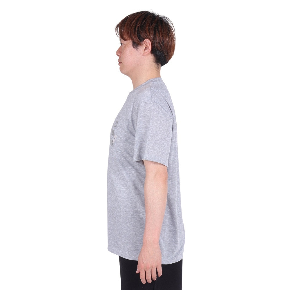 PITCHING NINJA（PITCHING NINJA ）（メンズ）野球ウェア WORD 半袖Tシャツ OT0124SS0003-H.GRY