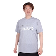 PITCHING NINJA（PITCHING NINJA ）（メンズ）野球ウェア WORD 半袖Tシャツ OT0124SS0003-H.GRY