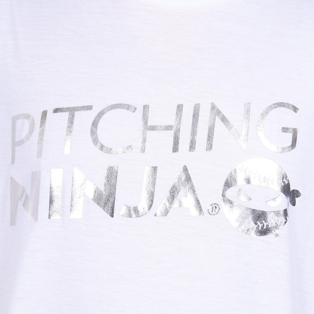 PITCHING NINJA（PITCHING NINJA ）（メンズ）野球ウェア WORD 半袖Tシャツ OT0124SS0003-WHT