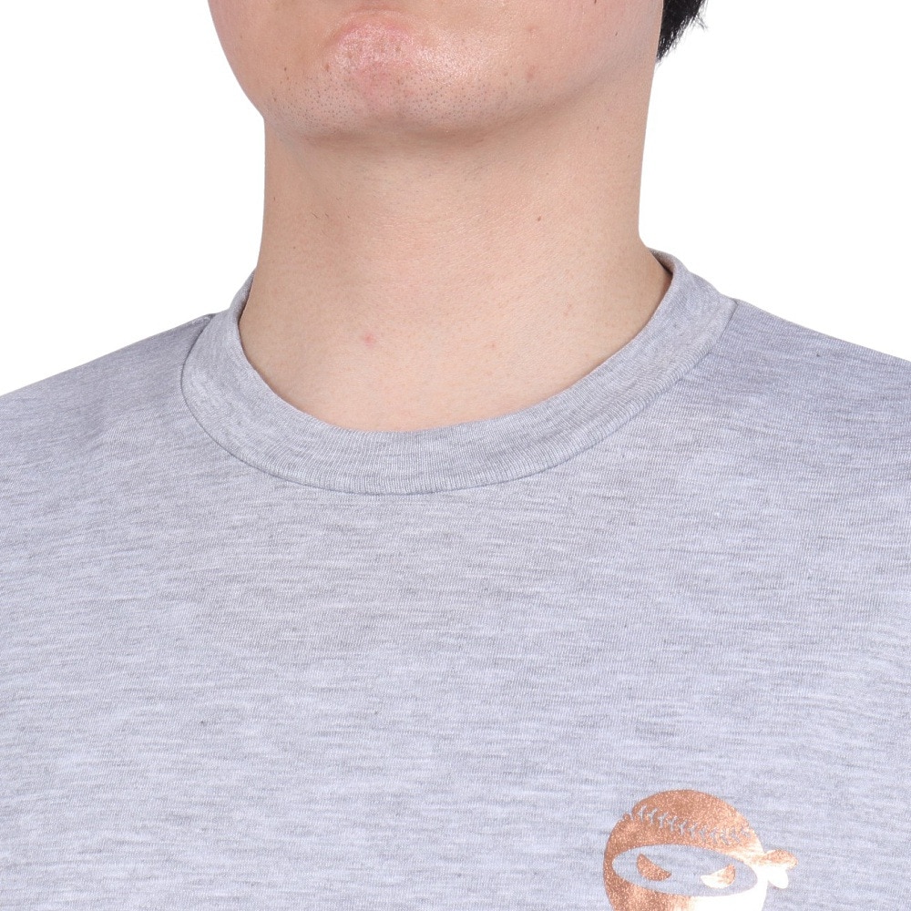 PITCHING NINJA（PITCHING NINJA ）（メンズ）野球ウェア スモールロゴ 半袖Tシャツ OT0124SS0004-H.GRY