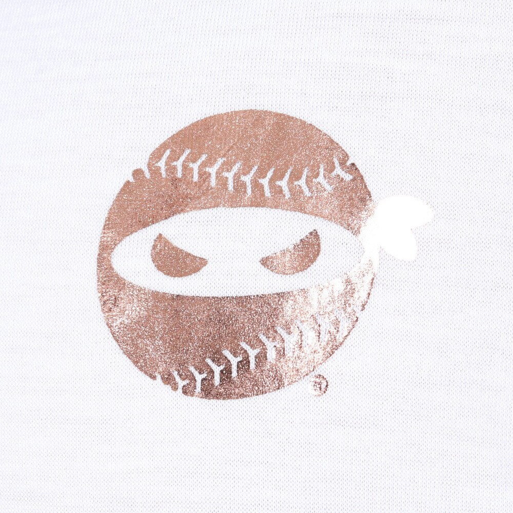 PITCHING NINJA（PITCHING NINJA ）（メンズ）野球ウェア スモールロゴ 半袖Tシャツ OT0124SS0004-WHT