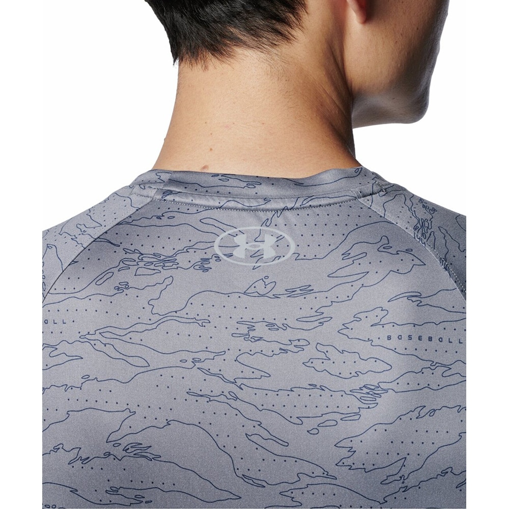 アンダーアーマー（UNDER ARMOUR）（メンズ）野球ウェア UAテック ノベルティ ロングスリーブ クルーネック Tシャツ 1388135 024