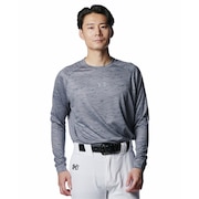 (メンズ)野球ウェア UAテック ノベルティ ロングスリーブ クルーネック Tシャツ 1388135