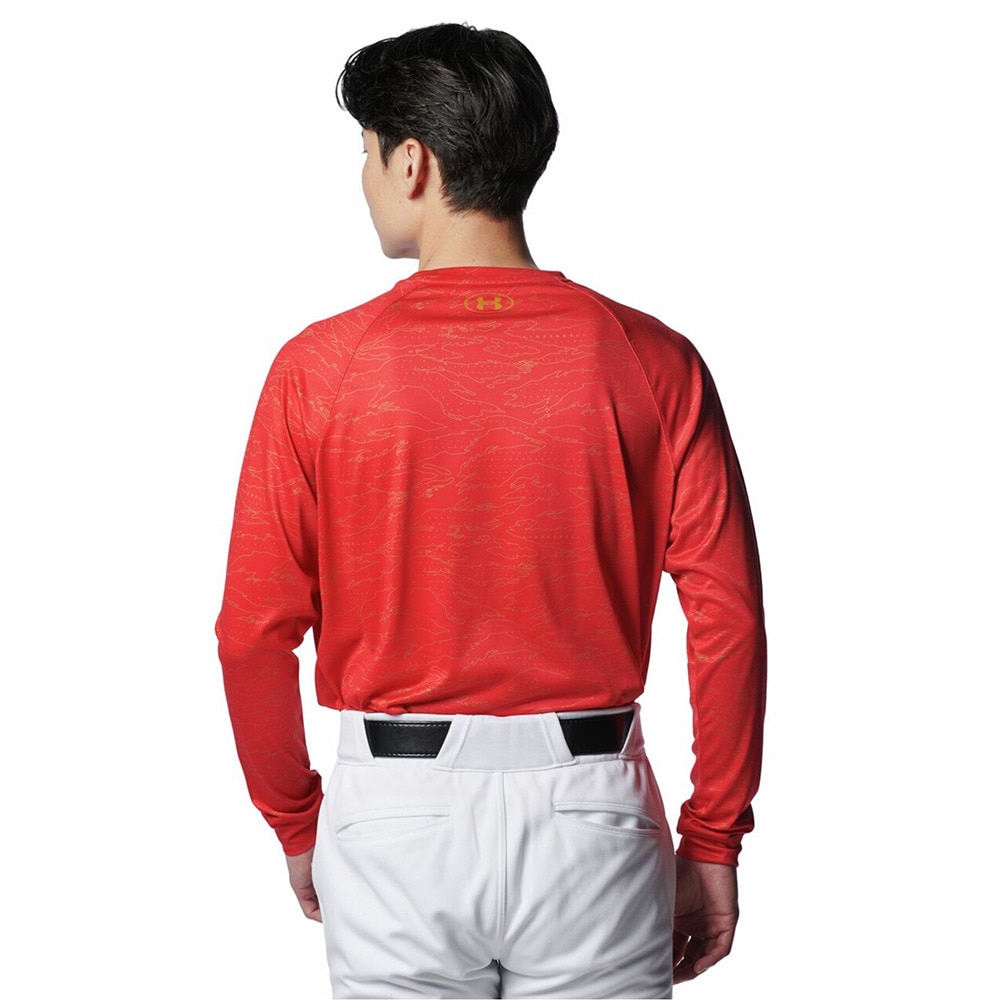 アンダーアーマー（UNDER ARMOUR）（メンズ）野球ウェア UAテック ノベルティ ロングスリーブ クルーネック Tシャツ 1388135 600