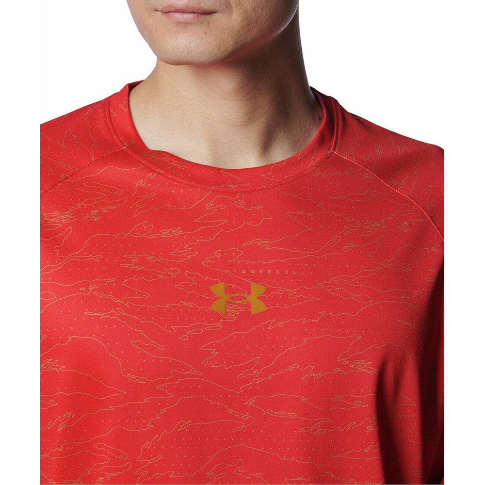 アンダーアーマー（UNDER ARMOUR）（メンズ）野球ウェア UAテック ノベルティ ロングスリーブ クルーネック Tシャツ 1388135 600