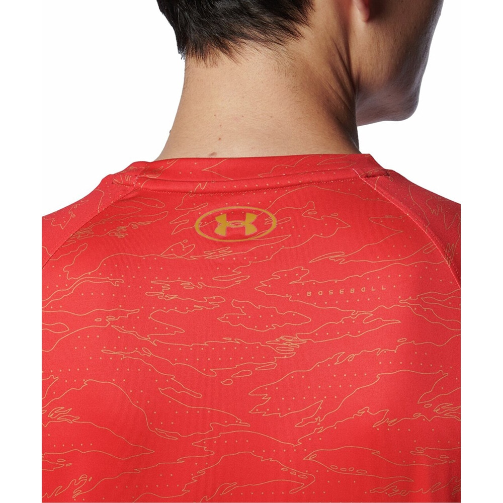 アンダーアーマー（UNDER ARMOUR）（メンズ）野球ウェア UAテック ノベルティ ロングスリーブ クルーネック Tシャツ 1388135 600