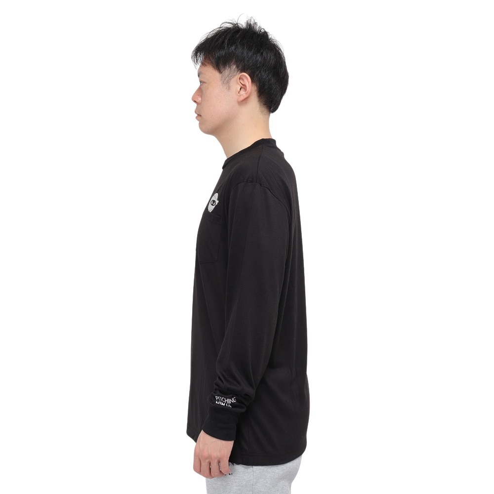 PITCHING NINJA（PITCHING NINJA ）（メンズ）ピッチングニンジャ 野球ウェア 長袖Tシャツ OT0324FW0001-BLK
