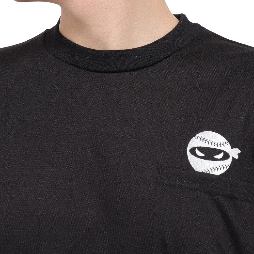 PITCHING NINJA（PITCHING NINJA ）（メンズ）ピッチングニンジャ 野球ウェア 長袖Tシャツ OT0324FW0001-BLK