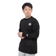 (メンズ)ピッチングニンジャ 野球ウェア 長袖Tシャツ OT0324FW0001-BLK