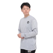 (メンズ)ピッチングニンジャ 野球ウェア 長袖Tシャツ OT0324FW0001-GRY