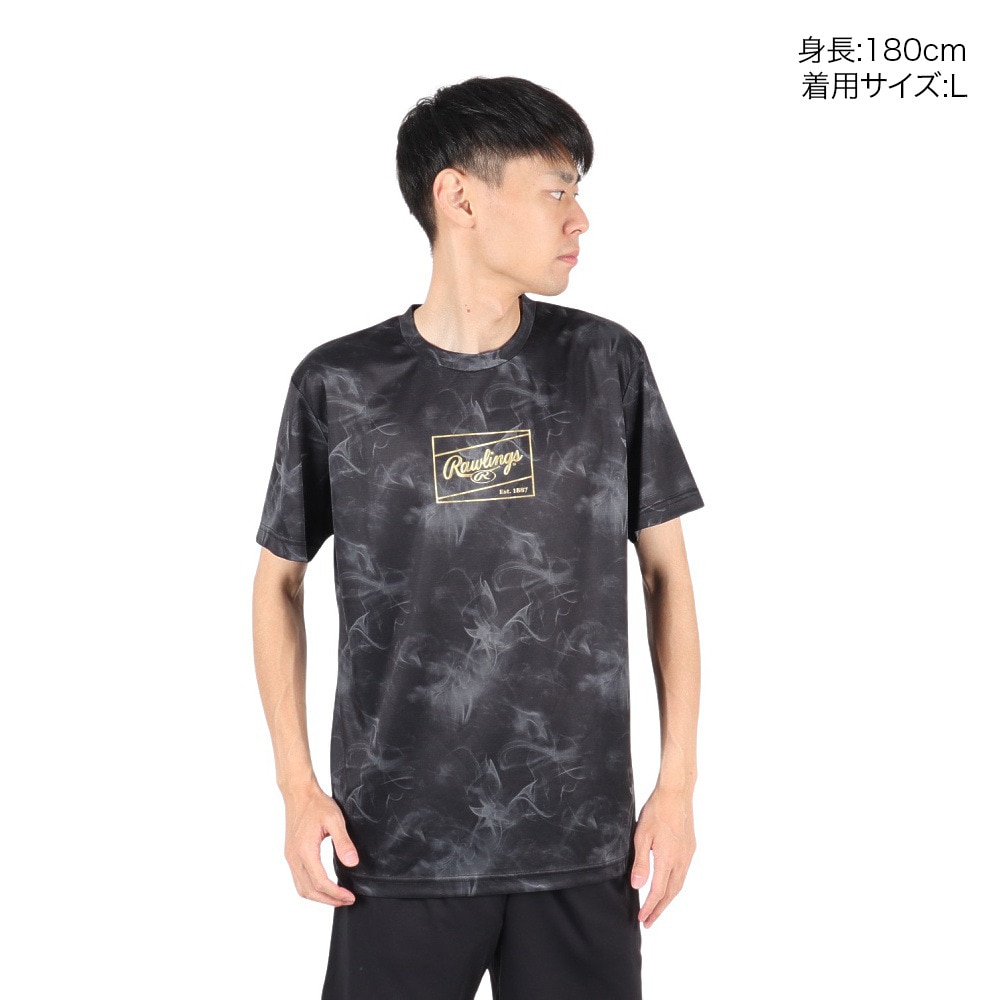 ローリングス（Rawlings）（メンズ）野球ウェア コンバット ゴーストスモーク2 Tシャツ AST15S02-B