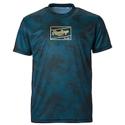 (メンズ)野球ウェア コンバット ゴーストスモーク2 Tシャツ AST15S02-STBLU