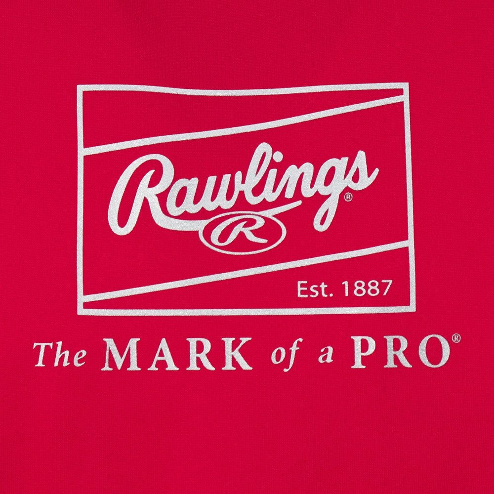 ローリングス（Rawlings）（メンズ）野球ウェア コンバット ロゴプリント Tシャツ AST15S04-RD