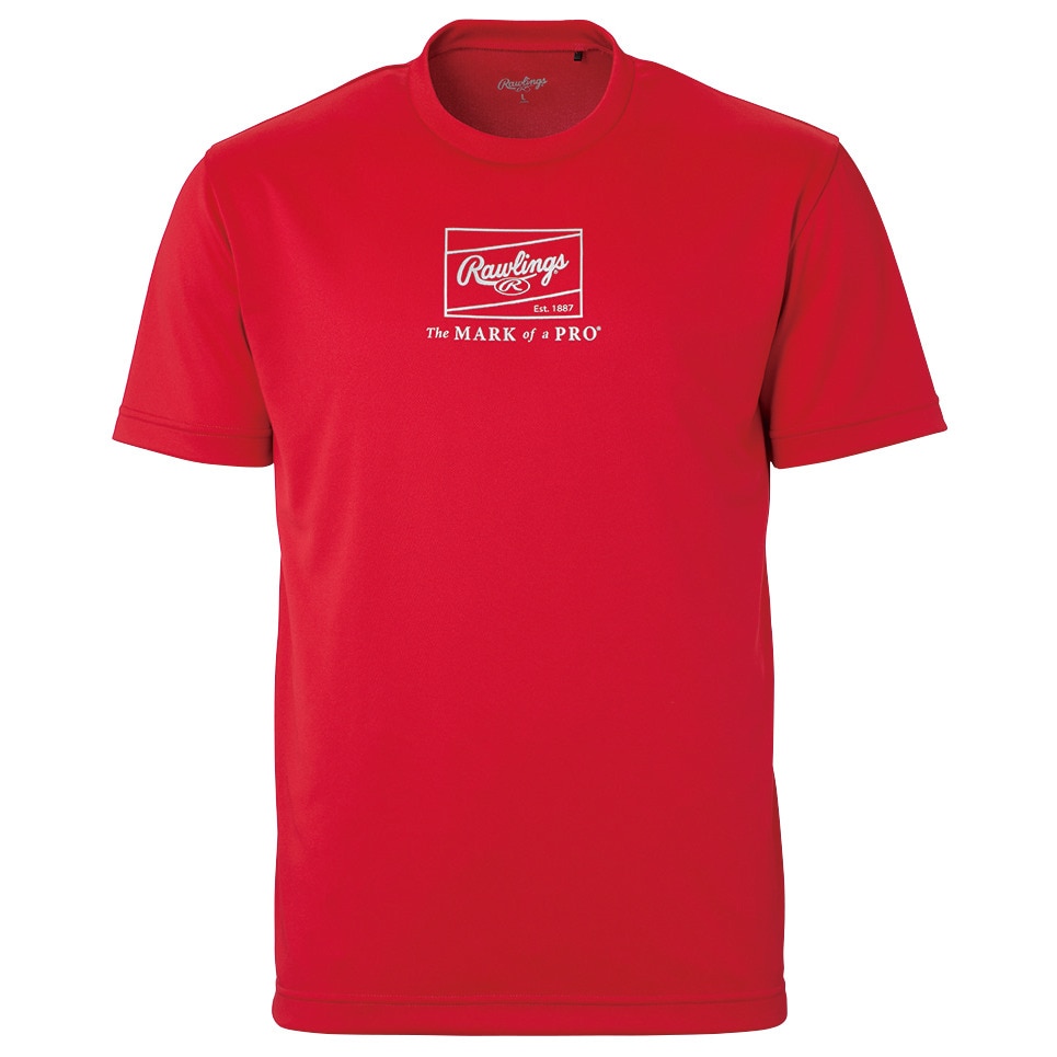 ローリングス（Rawlings）（メンズ）野球ウェア コンバット ロゴプリント Tシャツ AST15S04-RD