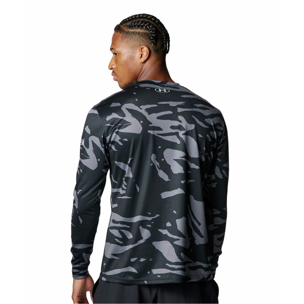 アンダーアーマー（UNDER ARMOUR）（メンズ）野球ウェア UAテック ノベルティ ロングスリーブ クルーネック Tシャツ 6007968 001