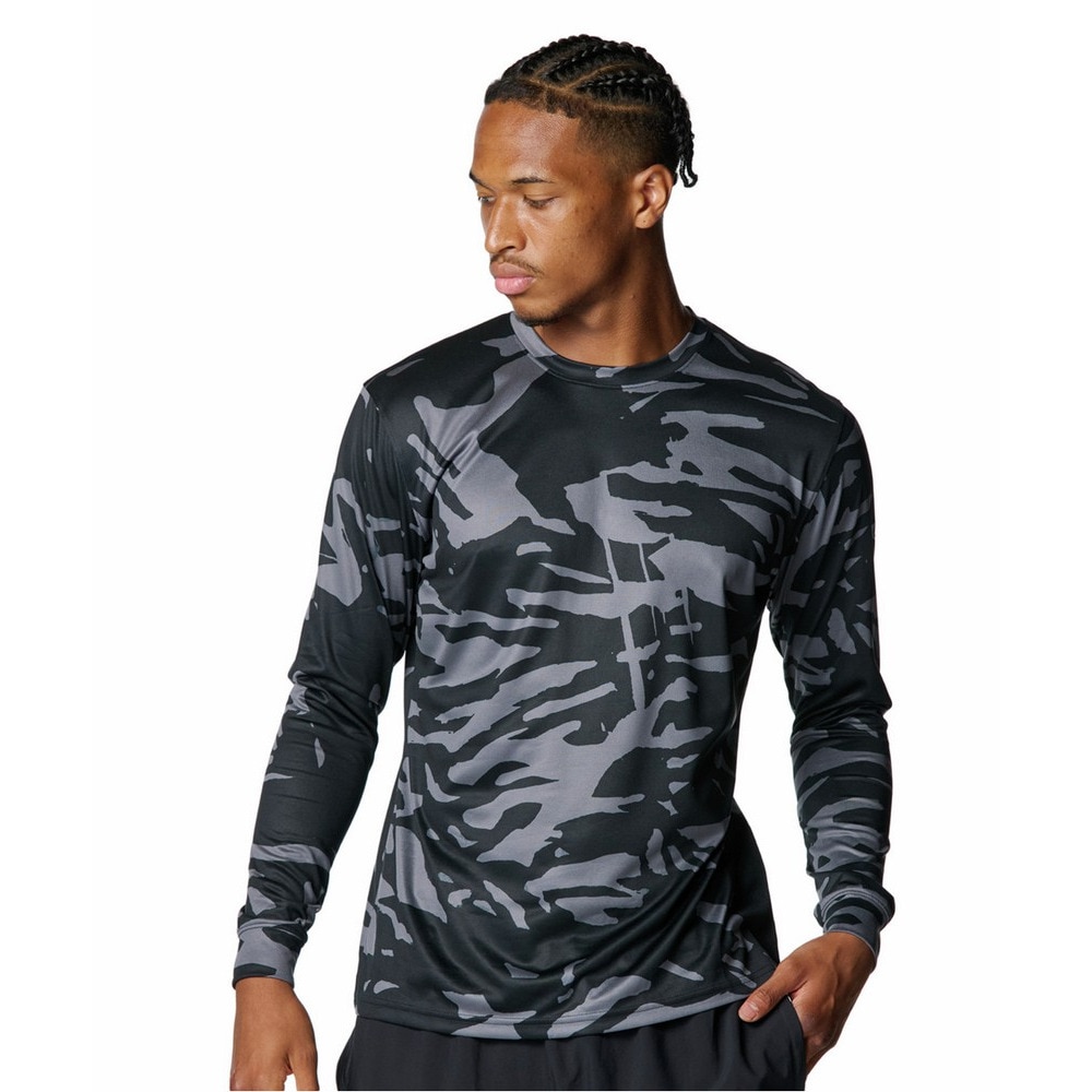 アンダーアーマー（UNDER ARMOUR）（メンズ）野球ウェア UAテック ノベルティ ロングスリーブ クルーネック Tシャツ 6007968 001