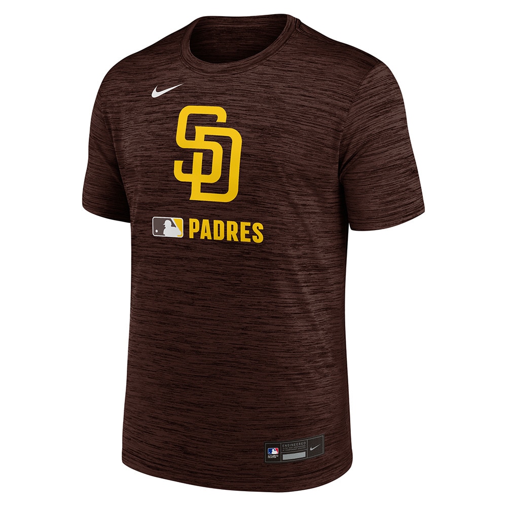 エムエルビー（MLB）（メンズ）野球ウェア Velocity 半袖Tシャツ サンディエゴ パドレス 02ER-20Q-PYP-WLZ