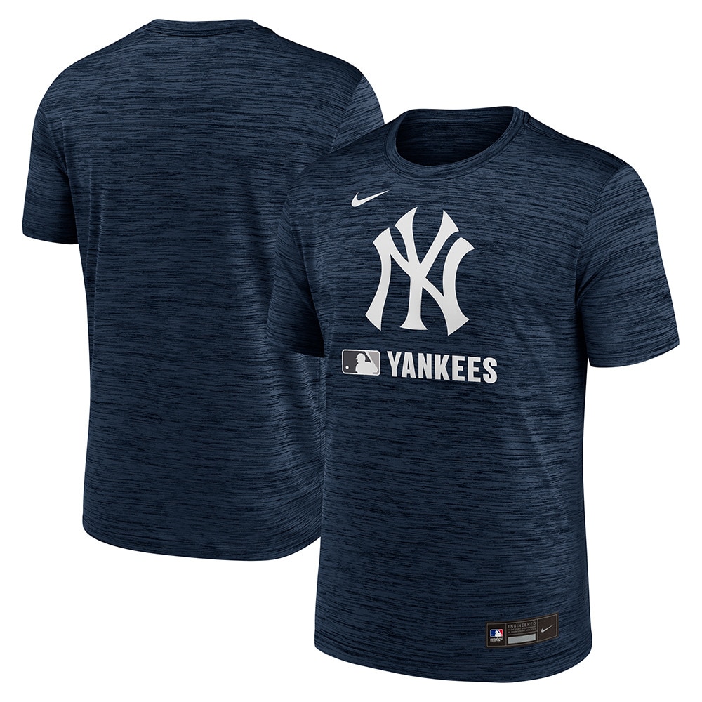 エムエルビー（MLB）（メンズ）野球ウェア Velocity 半袖Tシャツ ニューヨーク ヤンキース 02ER-4FA-NK-WLZ