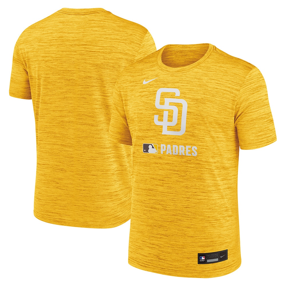 エムエルビー（MLB）（メンズ）野球ウェア Velocity 半袖Tシャツ サンディエゴ パドレス 02ER-78H-PYP-WLZ